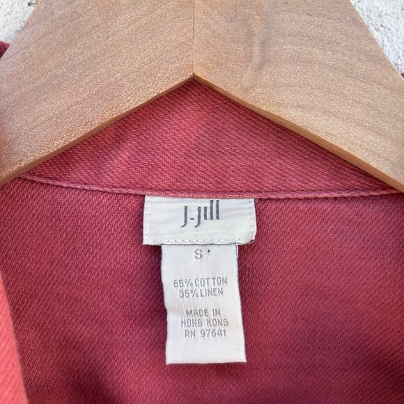 Vintage J. Jill Linen Blend Jacket Size Womens Small - Picture 3 of 5